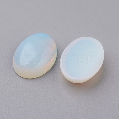Opalite Flat Back Cabochons G-G741-22x30mm-22-1