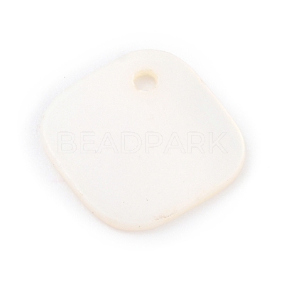 Natural Freshwater Shell Charms BSHE-B003-08-1