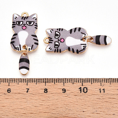 Alloy Enamel Pendants FIND-Q102-12M-1