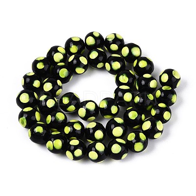 Handmade Lampwork Beads Strands LAMP-N037-02A-1
