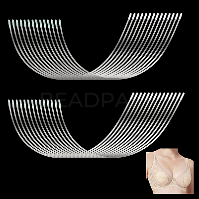 24Bags 2 Styles 304 Stainless Steel Bra Boning STAS-PH0006-94A-1