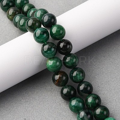 Natural Fuchsite Beads Strands G-K393-A02-10mm-1