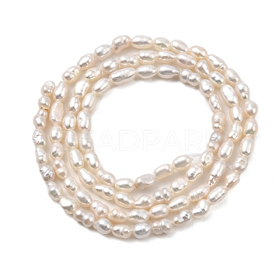 Natural Cultured Freshwater Pearl Beads Strands PEAR-I007-01J-01A-1