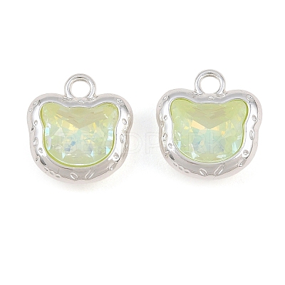 Alloy & Glass Pendants GL-CBA415D-13S-1