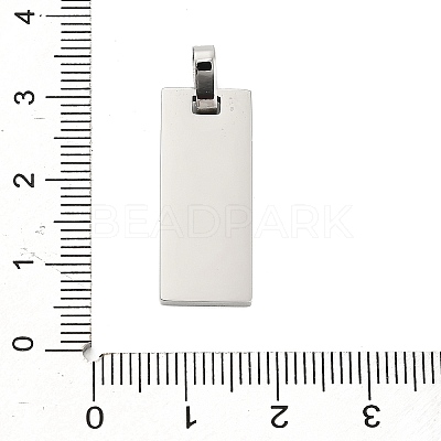 304 Stainless Steel Stamping Blank Tag Pendants STAS-Z126-03P-03-1