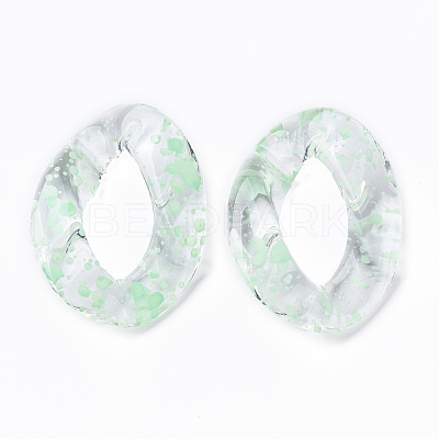 Transparent Acrylic Linking Rings OACR-N009-014A-15-1