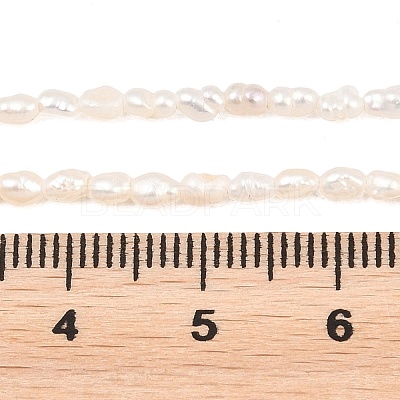 Natural Cultured Freshwater Pearl Beads Strands PEAR-D003-01D-01-1