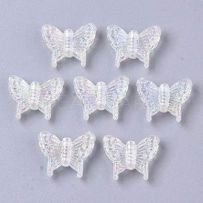 Transparent Acrylic Beads X-MACR-S361-35E-1