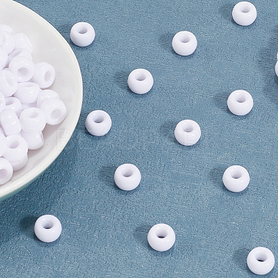 800Pcs Opaque Plastic Beads KY-SP0001-47A-1