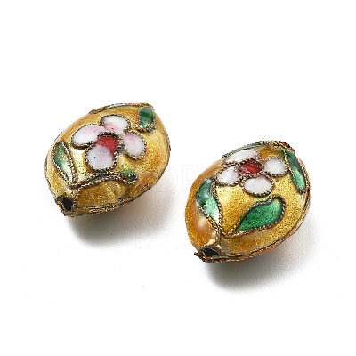 Handmade Cloisonne Beads CLB-Q002-08E-1