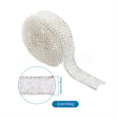 2 Yards Hotfix Rhinestone Tape DIY-BT0001-33-1