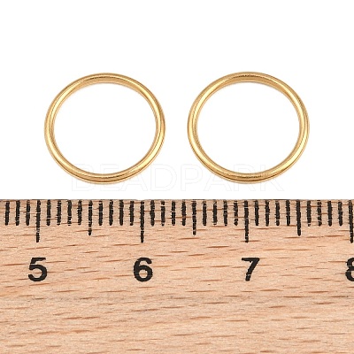 Ion Plating(IP) 304 Stainless Steel Closed Jump Rings STAS-G393-06G-11-1