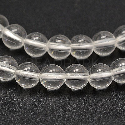 Synthetic Quartz Round Bead Strands PIEG-J002-16-8mm-1