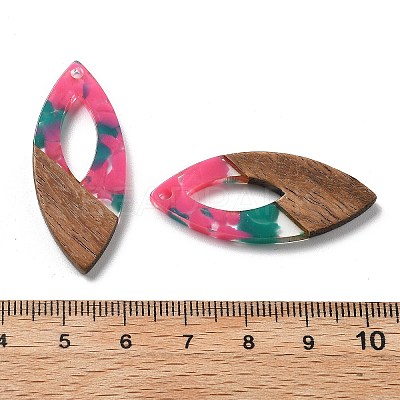 Resin and Walnut Pendants FIND-R051-12B-1