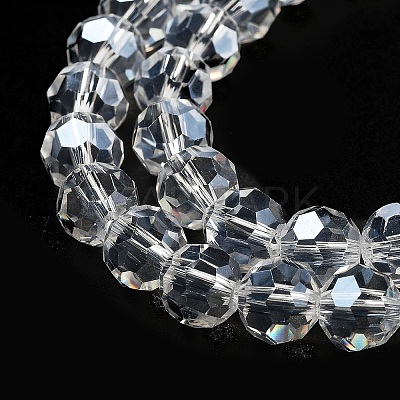 Electroplate Transparent Glass Beads Strands LS-EGLA-A035-T8mm-A19-1