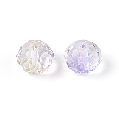 Baking Paint Transparent Glass Beads X1-GLAA-N011-10mm-06-1