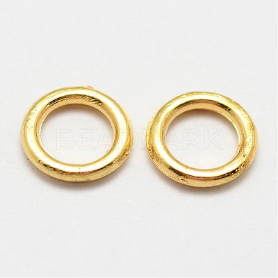 Alloy Closed Jump Rings PALLOY-P119-04G-1
