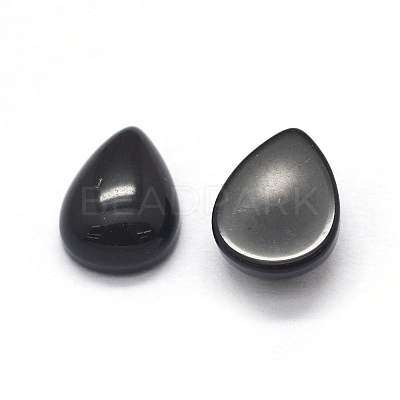 Natural Obsidian Cabochons G-O175-22-10-1