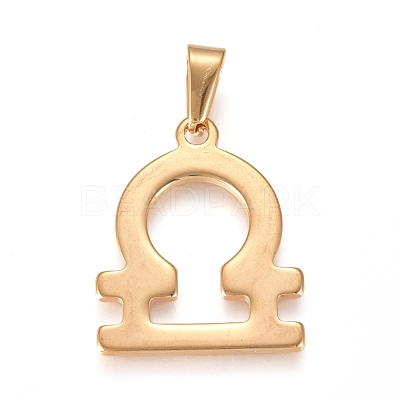 304 Stainless Steel Pendants STAS-L210-06A-G-1
