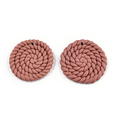 Handmade Polymer Clay Pendants X-CLAY-N010-093-1