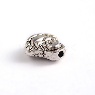 Tibetan Style Buddha Alloy Beads X-TIBEB-ZN-62106-1