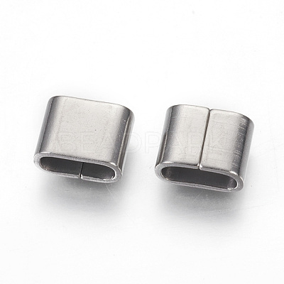 Tarnish Resistant 201 Stainless Steel Slide Charms STAS-G187-29P-A-1