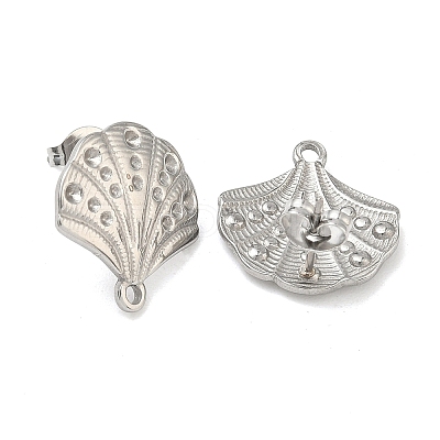 304 Stainless Steel Stud Earring Findings STAS-Z175-02P-02-1