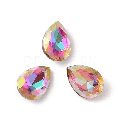 Glass Rhinestone Cabochons RGLA-L029-04A-HELA-1