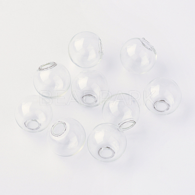 Round Mechanized One Hole Blown Glass Globe Ball Bottles BLOW-R001-8mm-1