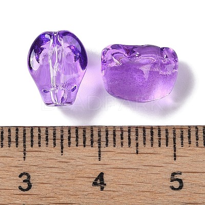 Baking Paint Glass Beads GLAA-S202-17G-1