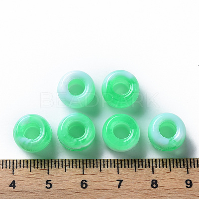 Acrylic European Beads MACR-S375-002A-01-1
