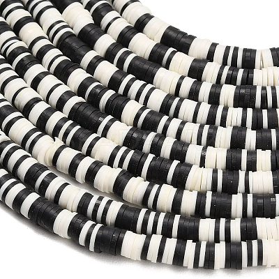 Handmade Polymer Clay Beads Strands PY-CBA21A8-01F-1