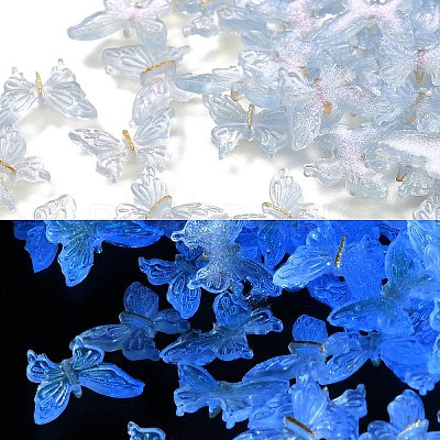 Luminous Resin Cabochons CRES-R458-10A-04-1