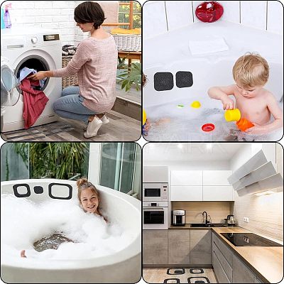 28Pcs 3 Style PEVA Self Adhesive Non Slip Bath Tub Stickers DIY-NB0006-13-1