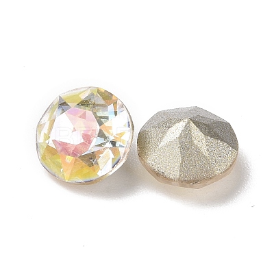 Light AB Style Glass Rhinestone Cabochons RGLA-J014-C-001LA-1