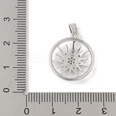 Brass Micro Pave Cubic Zirconia Pendants LS-KK-Z111-01P-1