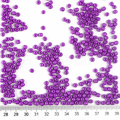 Baking Paint Glass Seed Beads SEED-S003-K13-1