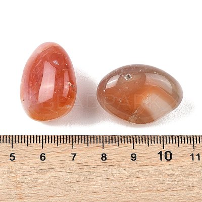 Natural Crimson Agate Beads G-G348-01B-20-1