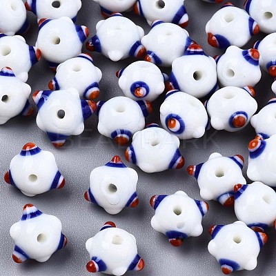 Handmade Bumpy Lampwork Beads LAMP-S194-003-A04-1