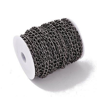 Oval Oxidation Aluminum Curb Chains CHA-G001-11A-EB-1