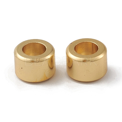 Rack Plating Brass European Beads KK-G452-37G-1