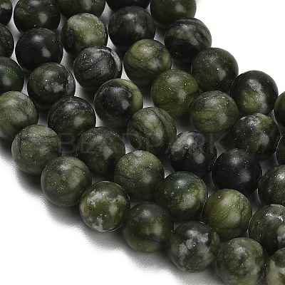 Natural Chinese Jade Southern Jade Beads Strands G-P626-10mm-01A-1