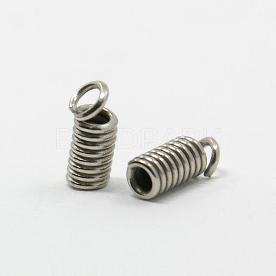 Iron Coil Cord Ends E194Y-1