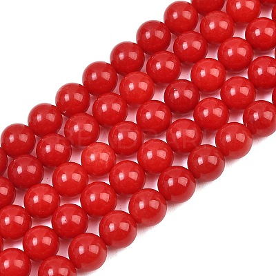 Dyed Natural White Jade Beads Strands GG-CBAD029-A09-8mm-1