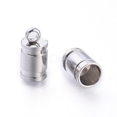 Tarnish Resistant 304 Stainless Steel Cord Ends STAS-E020-4-1