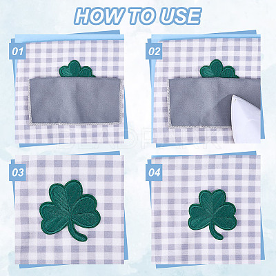 Computerized Embroidery Cloth Patches PATC-WH0002-065B-1