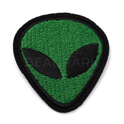 Computerized Embroidery Cloth Iron on/Sew on Patches DIY-E025-F02-1