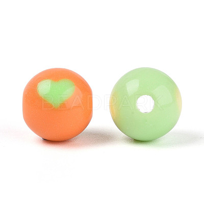 Opaque Acrylic Beads KY-T041-30M-1