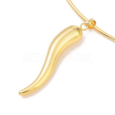 Pepper Brass Necklace BJEW-Q350-06G-1