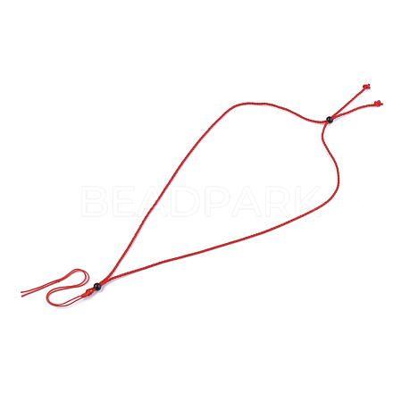 Nylon Cord Necklace Making MAK-T005-21E-1
